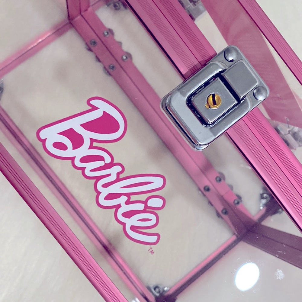 Barbie Pink Make Up Train Case NWT Excellent Condition HTF - Picture 10 of 12